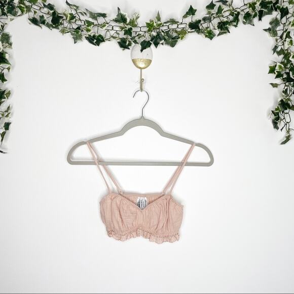 & OTHER STORIES Light Pink Cropped Top Size 4 - Picture 1 of 5